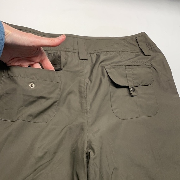 Foursome Ladies Golf Cargo Pants Colour Olive Green Size 14 - Picture 6 of 16